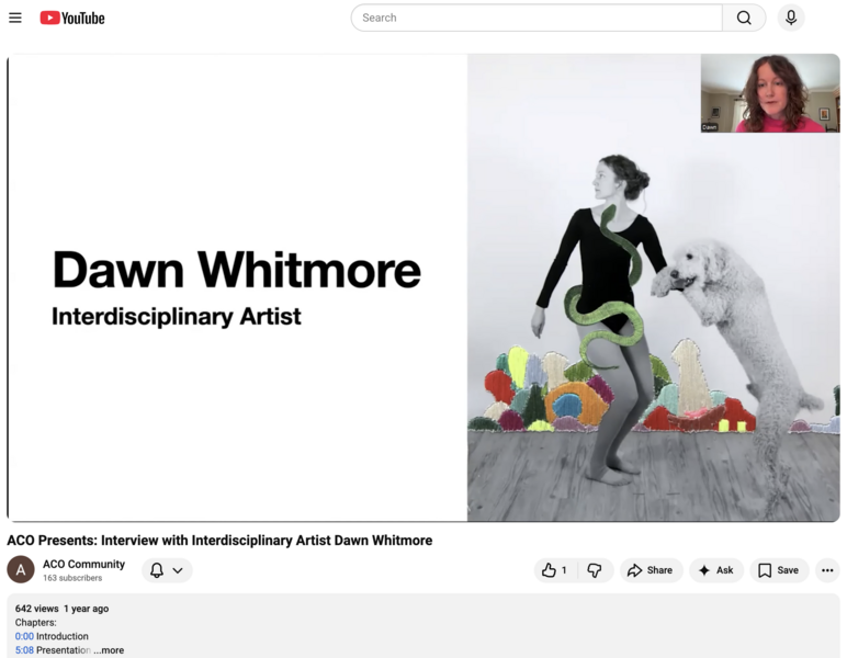 Art Clinic Online artist talk