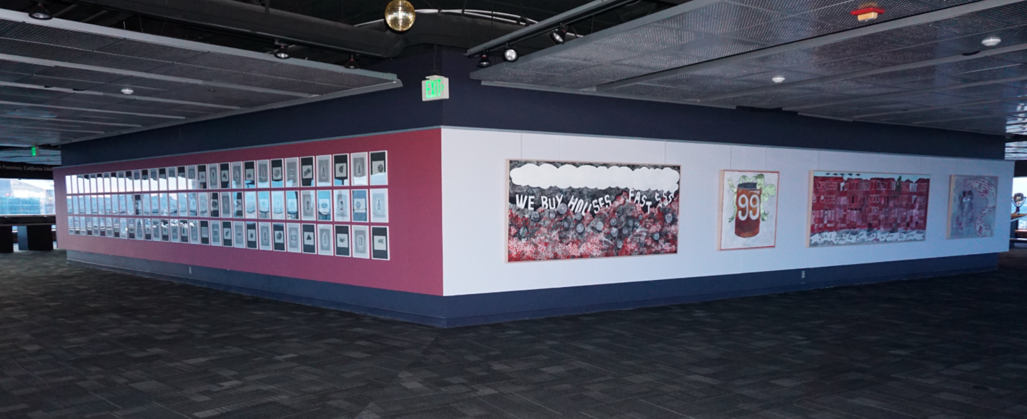 Installation image at Gallery in the Sky, World Trade Center, Baltimore