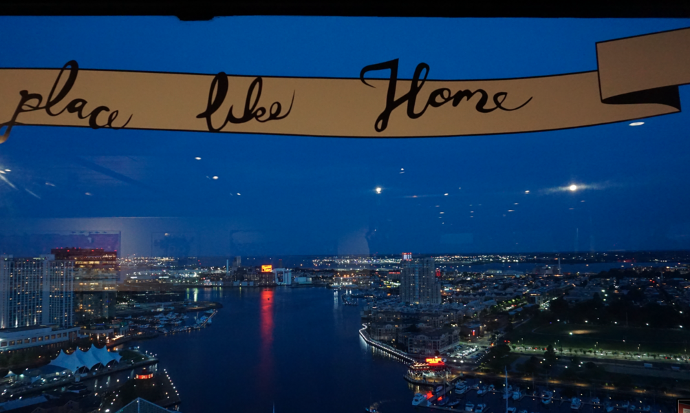 Installation image, Gallery in the Sky, World Trade Center, Baltimore