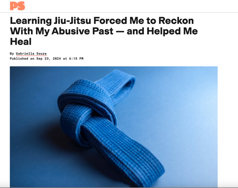 Learning Jiu-Jitsu Forced Me to Reckon With My Abusive Past — and Helped Me Heal in Popsugar