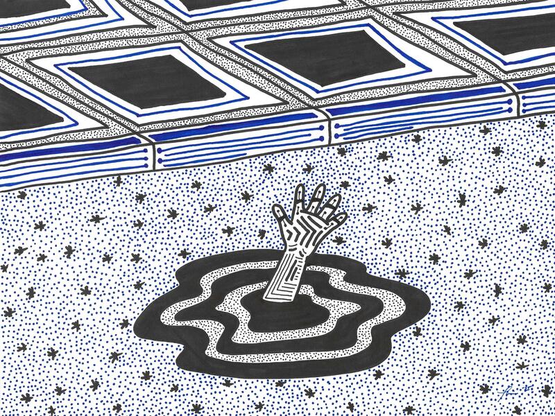 Stuck in a Void (2025) - Artwork on Canvas