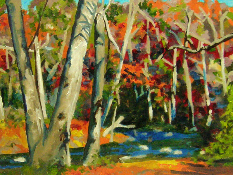 THE GUNPOWDER RIVER - passing Jerusaleem