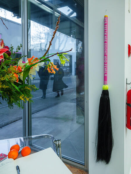 Detail view of My Filipino Baby (Value Studies Series) Installation #2