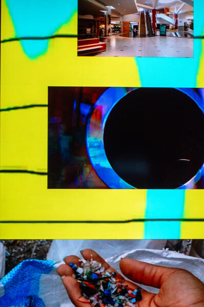 Detail shot of Abandoned Mall Monitor