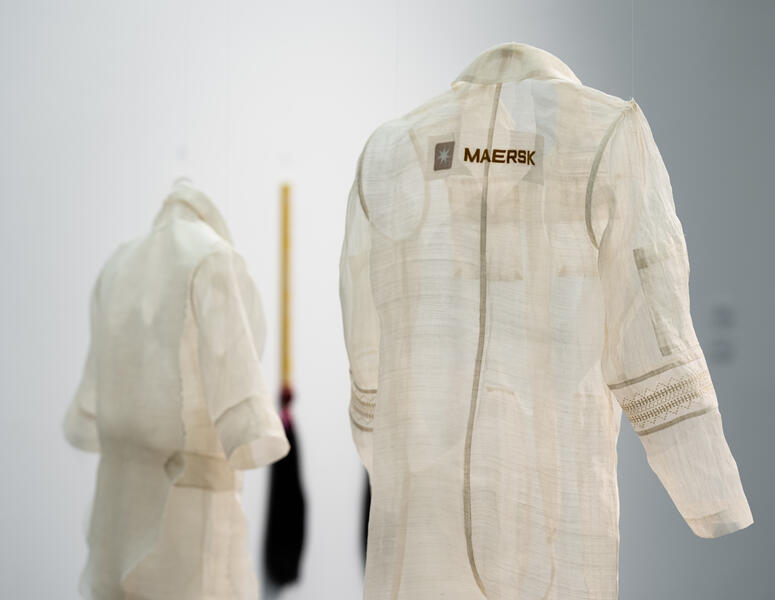 Detail of Uniforms (Value Studies Series) Installation #1