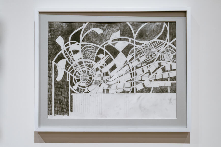 Unclaimed scarves on signposts as are dreams caught in pages (II)