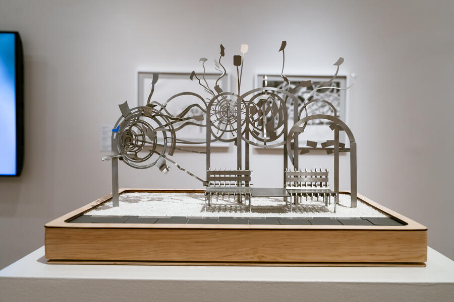 unclaimed scarves on signposts as are dreams caught in pages (III)  (detail)