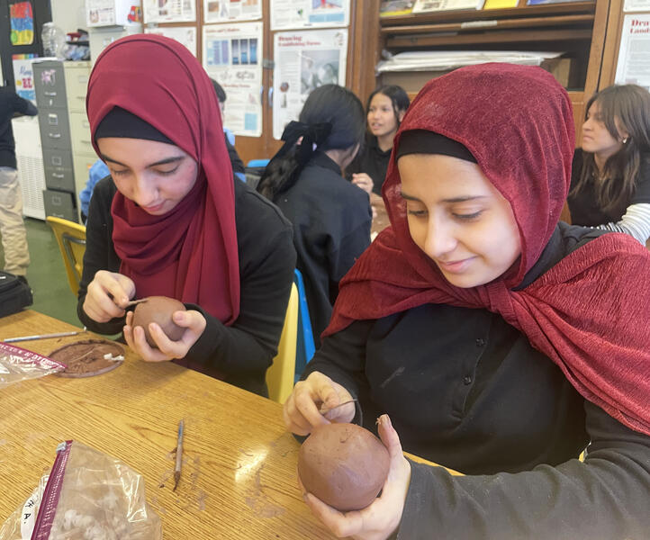Rattle-Making Residency at William Wirt Middle School