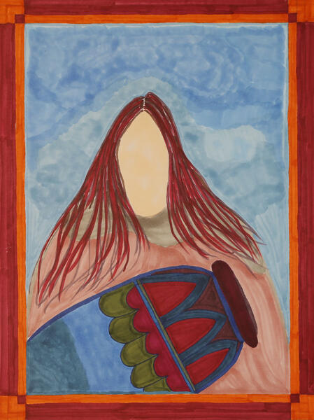 Woman and Alabaster Jar