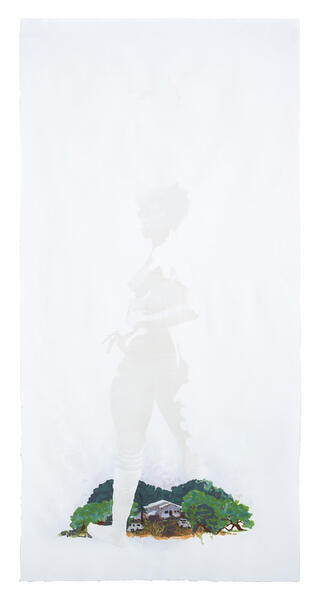 Struldbrugs, 2022–present. Handmade paper with watermark.