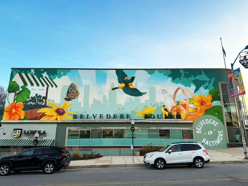 Belvedere Square, Full Mural