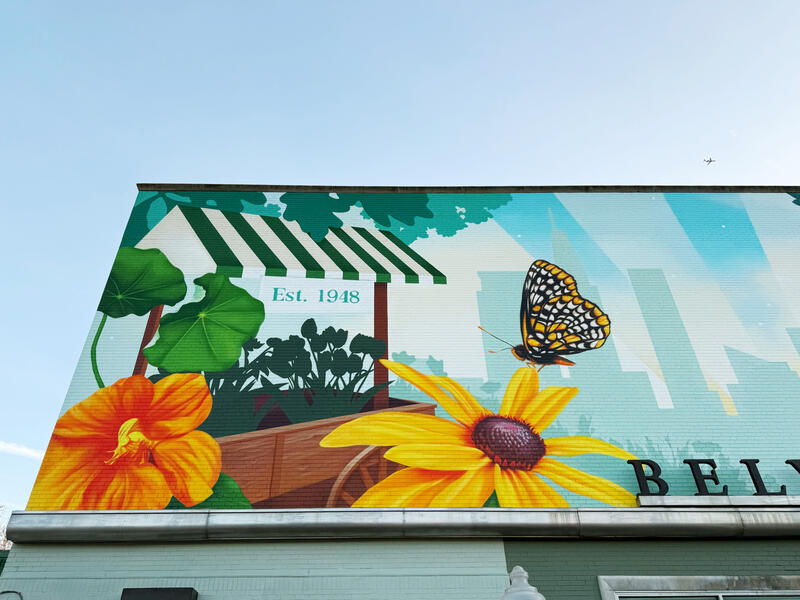 Belvedere Square, Flower Cart