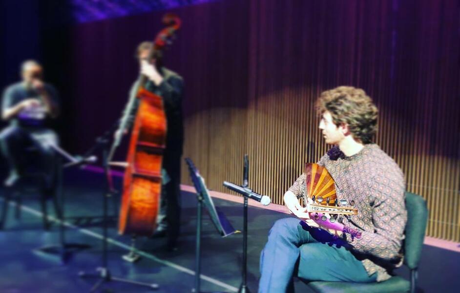 Advanced World Fusion: Shodekeh & the Silkroad Ensemble (Ed Perez, Hadi Eldebek) at the Smithsonian's Capital Fundraiser @ The National Museum of African American History & Culture, also featuring Alvin Ailey American Dance Theater & Valerie June, 2018.