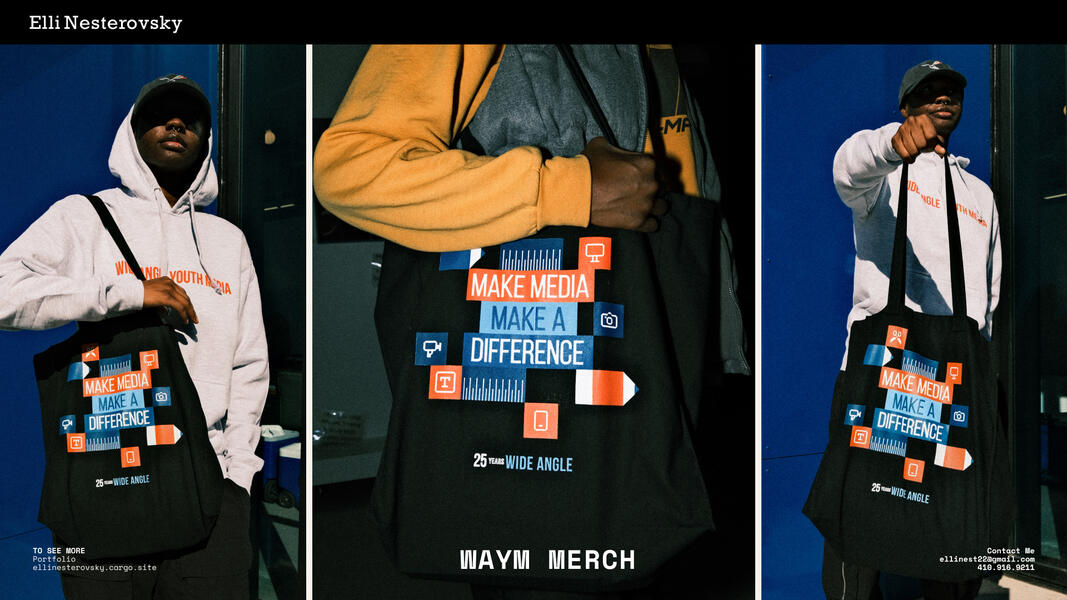 Wide Angle Youth Media Tote Bag