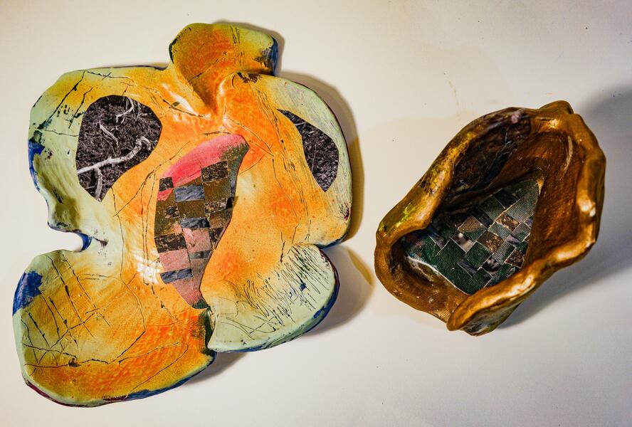 Untitled Mixed Media Sculptures in Progress