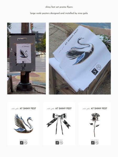 shiny fest set promo flyers