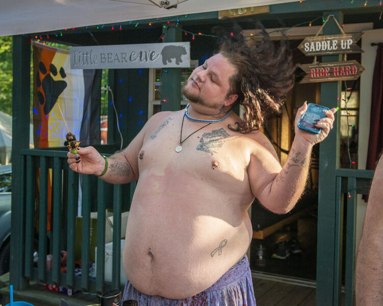 Tony at the Woods for Bears 2