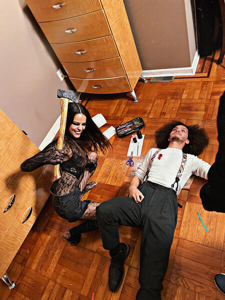 BTS  combat with LINA EVE