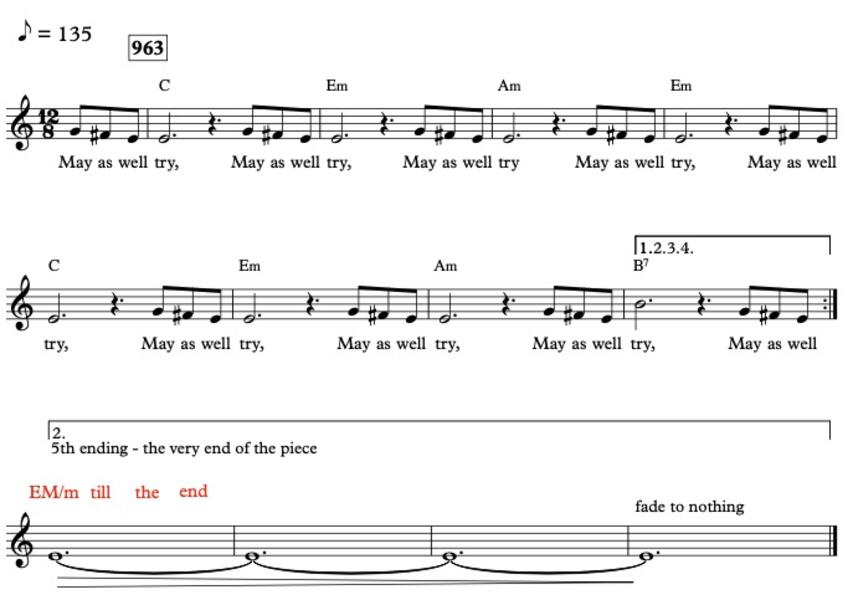 Score sample from blood of a poet