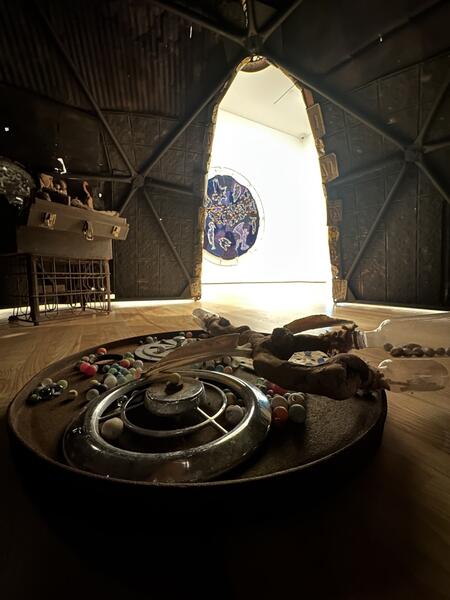 Waystation installed at BMA, interior shot