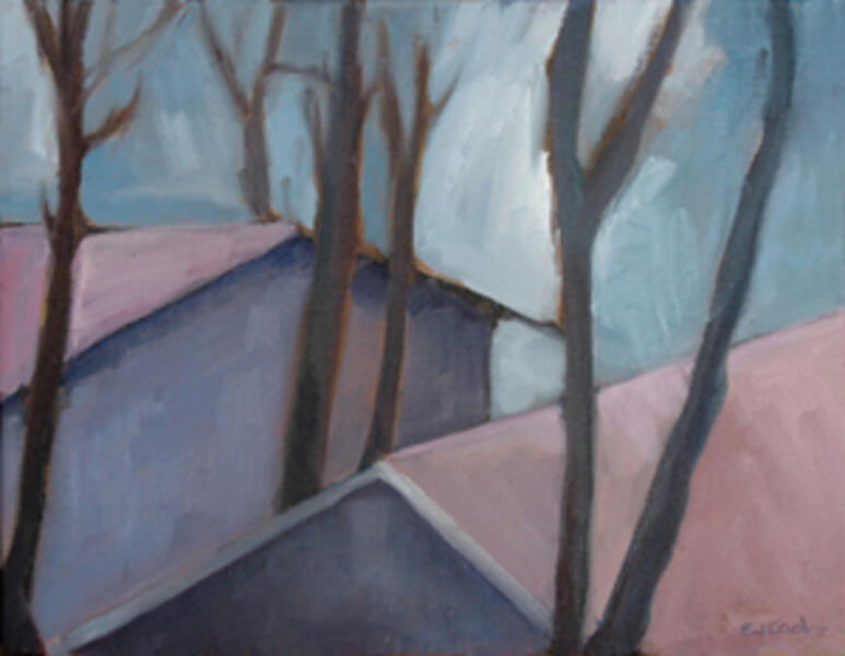 Rooftops in Early Dawn