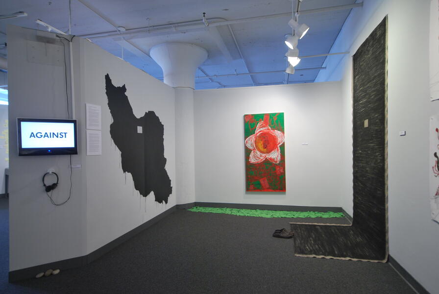 A Prison Called Iran and Kahrizak Prison in Tehran, Mixed Media Installation