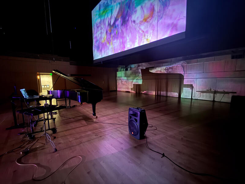 Linehan Concert Hall Stage Setup