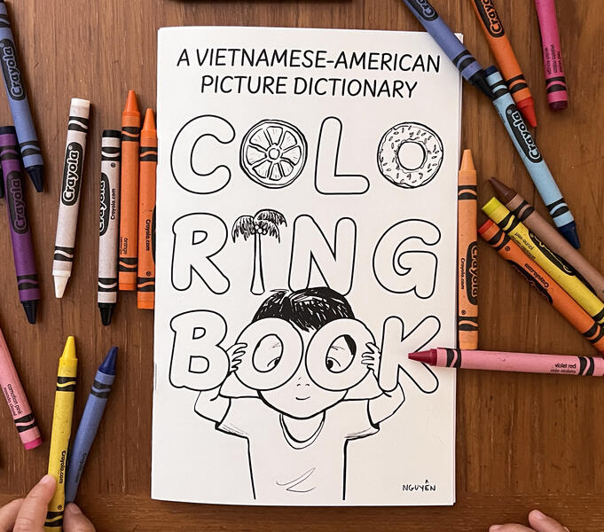A Vietnamese American Picture Dictionary Coloring Book