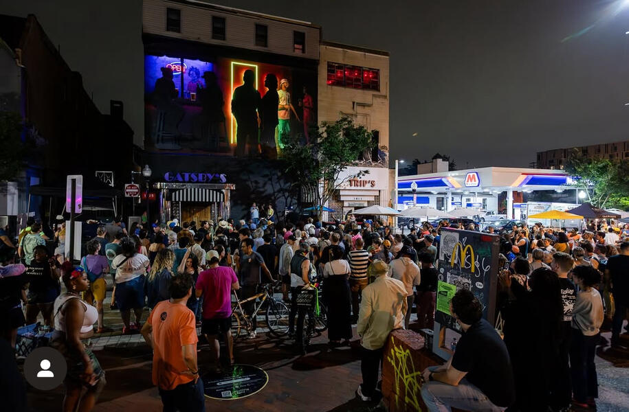 Aurora unveiling/ light up event