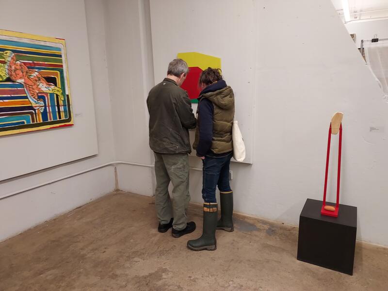 Look Busy exhibit, Fox Building Gallery (Baltimore, MD) Spring 2025