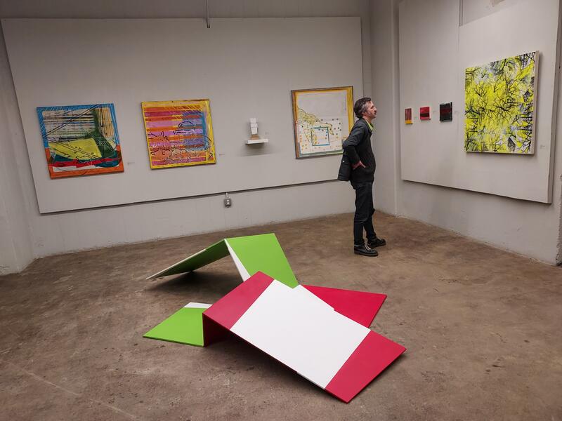 Look Busy exhibit, Fox Building Gallery (Baltimore, MD) Spring 2025