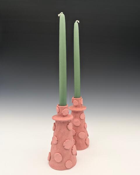 Polka-dot Candlesticks