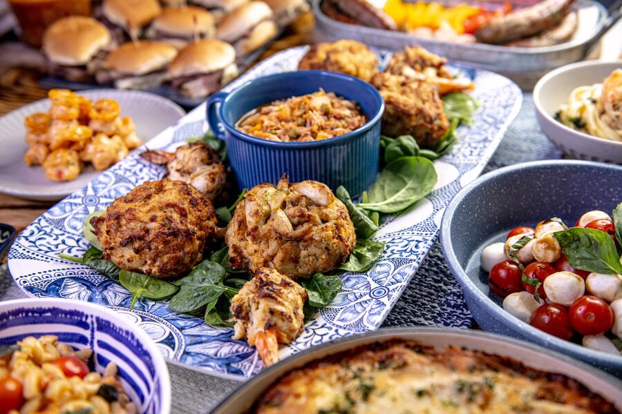 Pappas Seafood Co. Dinner Spread Photo #2 