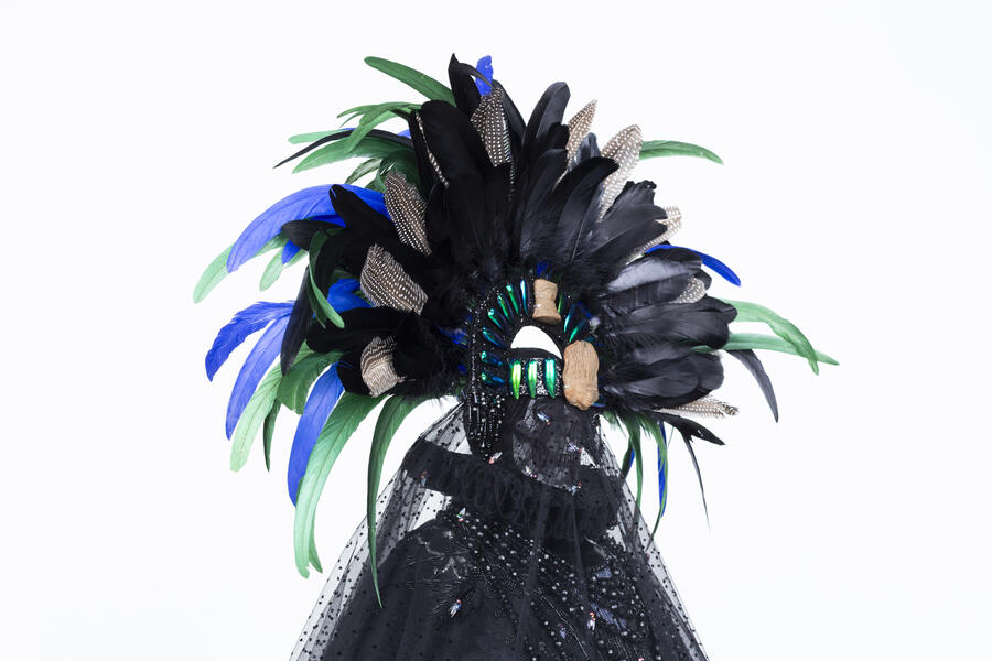 Regalia, Moscas Brillantes (Negro), 2025, detail