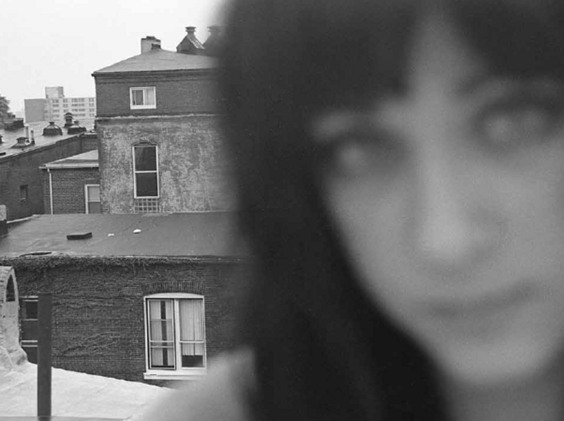 Self Portrait in Black and White on a Baltimore Rooftop