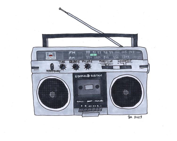 my first boombox