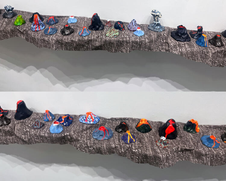 100 volcanos (detail)