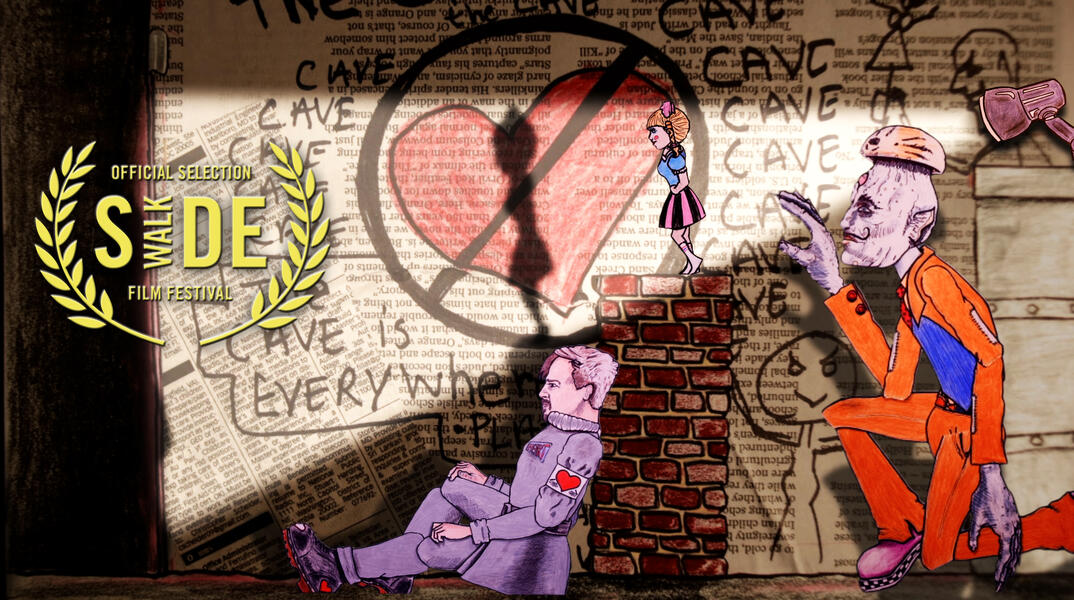 Heart Attack! Cave Sidewalk Wreath