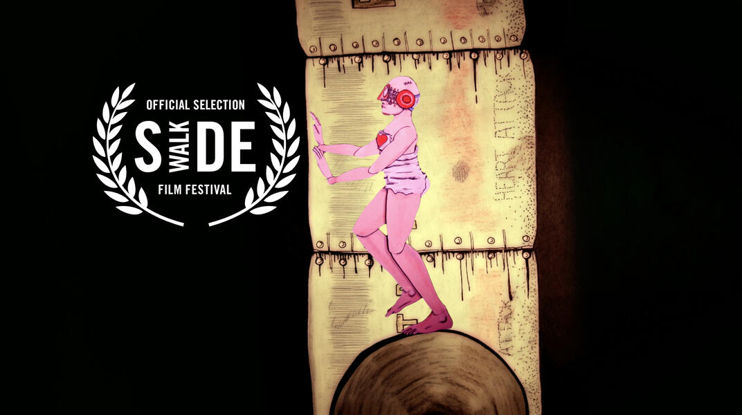 Heart Attack! Walking Man Wreath