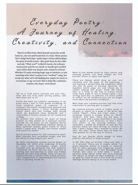 Page 1 article - Articulated Chaos magazine 