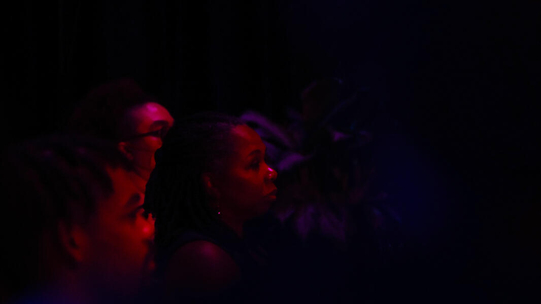 Black Skin in Rose & Violet