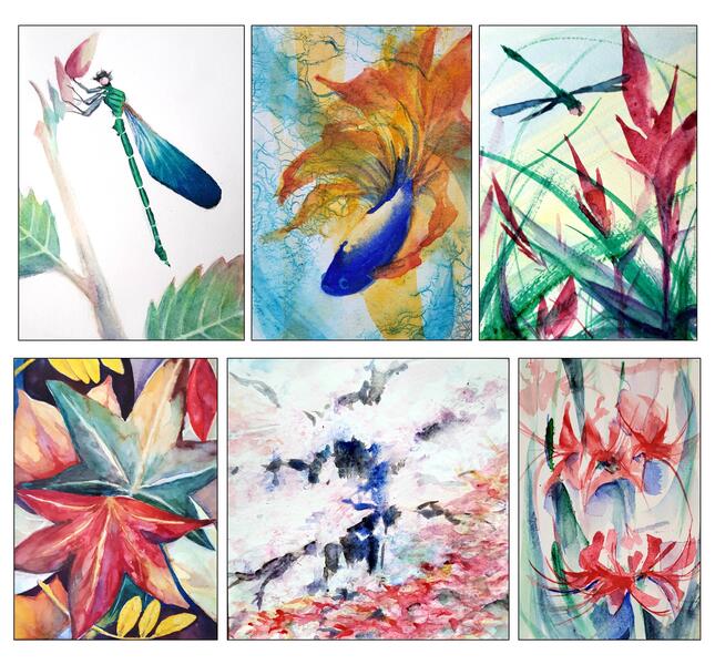 Pieces of nature - plants and creatures