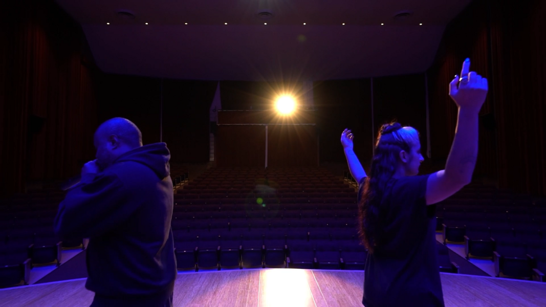 Larynxphrase, Movement II: Shodekeh & TU Dance Alumni Abby Magalee for TU Innovator in Residence by Towson University, 2021.