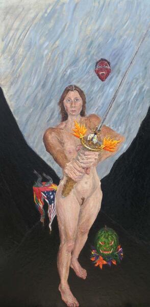 2.  (Andrei Trach)  Power Struggle  (1 of 3)  92x46  oil (1).jpg