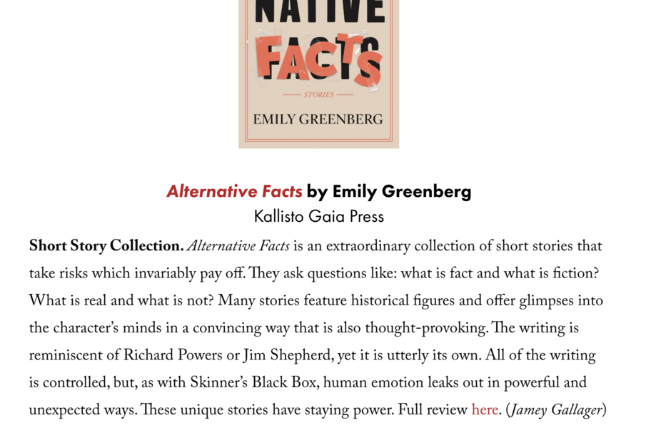 Short Review of Alternative Facts