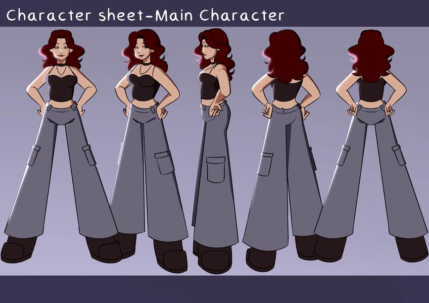 character turn around