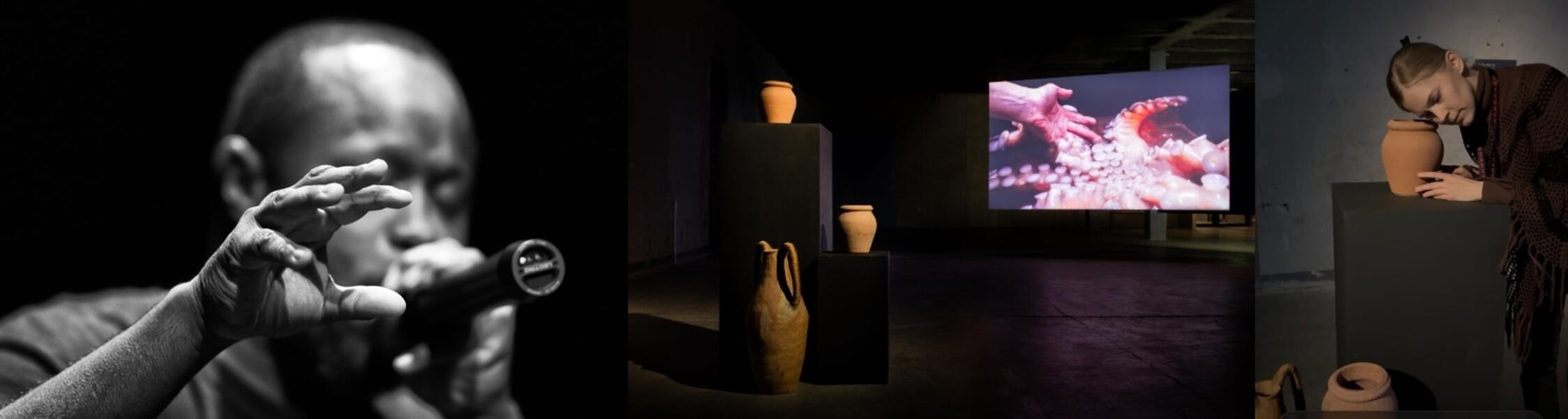 CULTURAL FIRST 0A: Ecological Art Altar / Lab Exhibit A (Sound Art as Research): Breath Kins composed by Shodekeh for Jessica Seagall's Oddkin @ The Kalevan Navetta Arts Center in Seinäjoki, Finland. January 24th - May 25th, 2026.