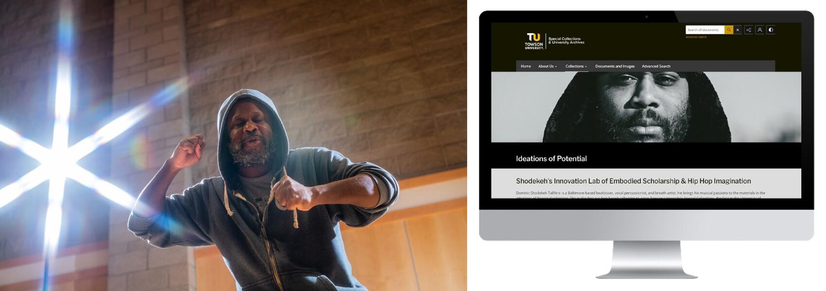 Living Archive Capsule I (Conservation Methods): Ideations of Potential: Shodekeh's Innovation Lab of Embodied Scholarship & Hip Hop Imagination @ The Towson University Special Collections & University Archives. Established in 2021.