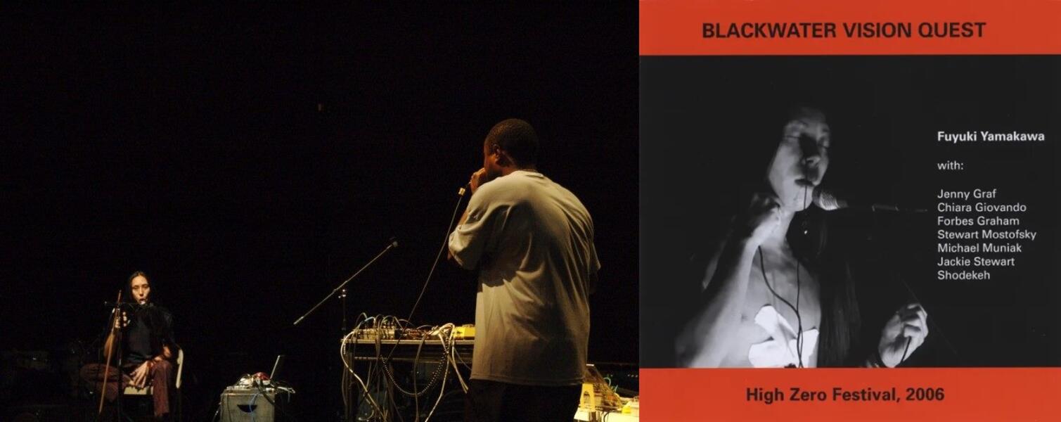 Shodargan Overtone III (Sygyt / сыгыт): Shodekeh's very 1st concept of collaborating with a professional Throat Singer, which was Fuyuki Yamakawa of Tokyo, Japan. This took place at the High Zero Festival of Experimental Improvised Music, 2006.