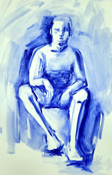 A Seated Man